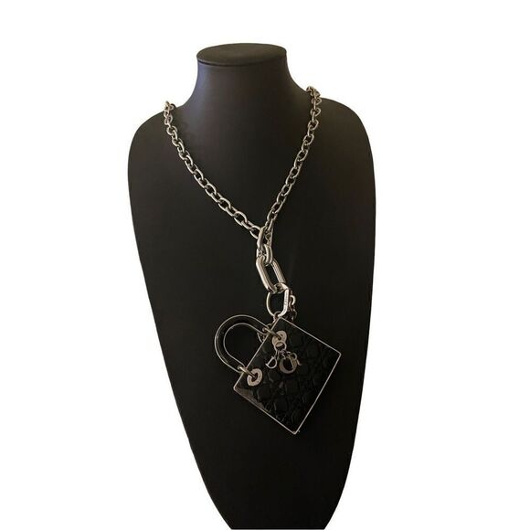 Dior Silver Plated Chain Necklace - Picture 1 of 11